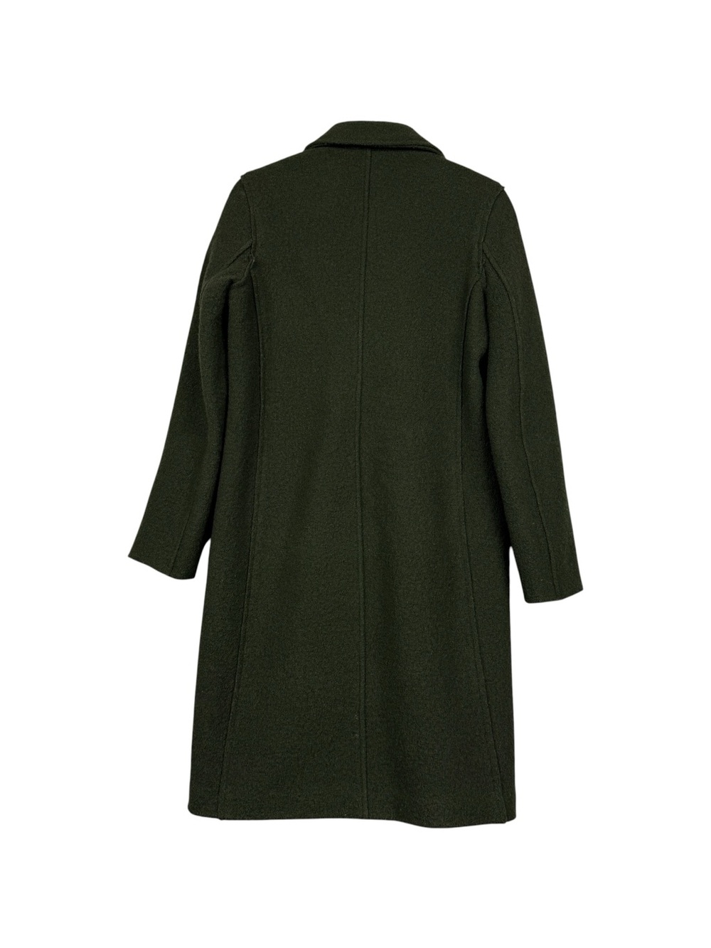J Crew Italian Boiled Wool Two Button Double Breasted Daphne Coat - Picture 3 of 5